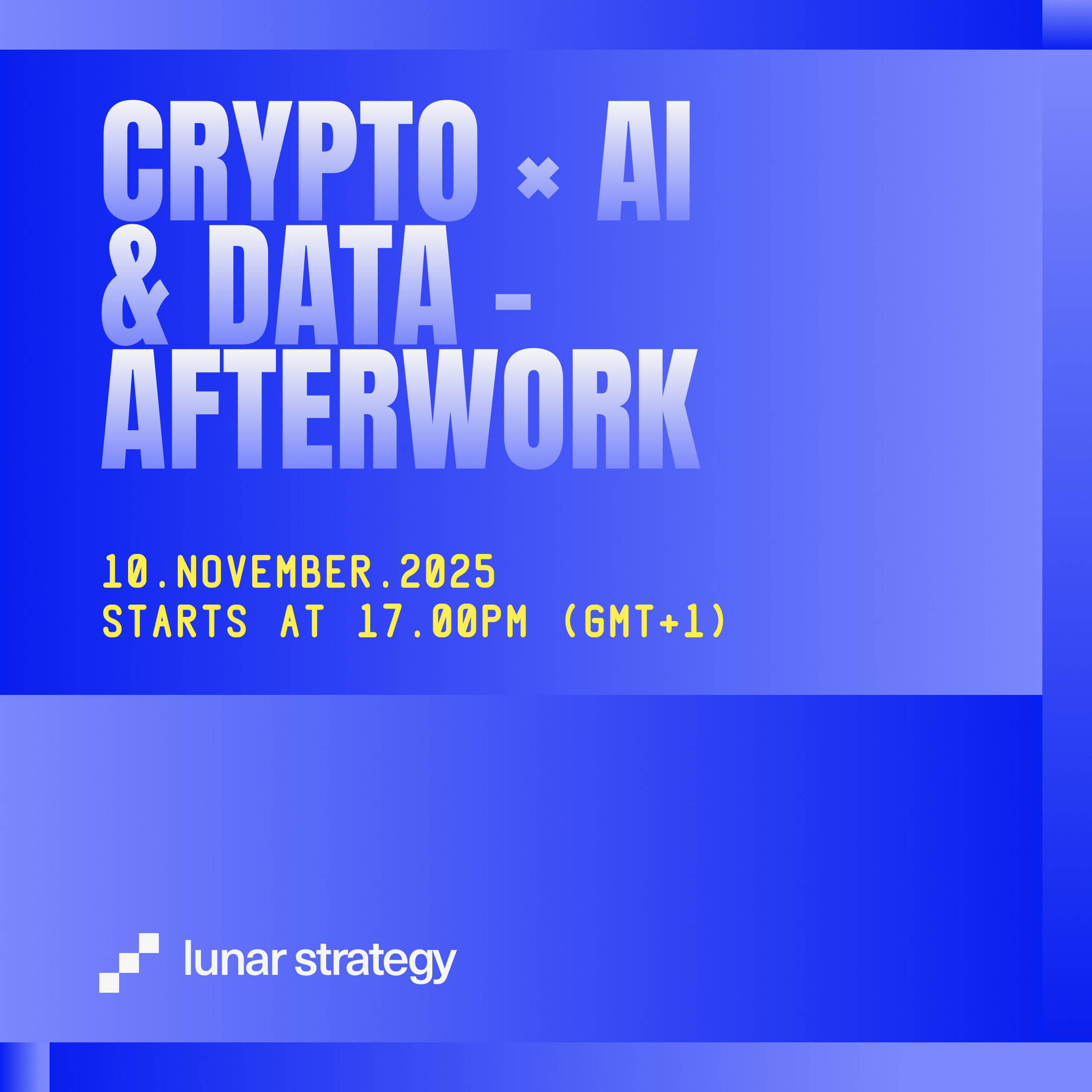 CRYPTO x AI & DATA — Afterwork